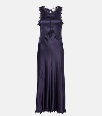 Jadelia silk-blend satin midi dress | Isabel Marant