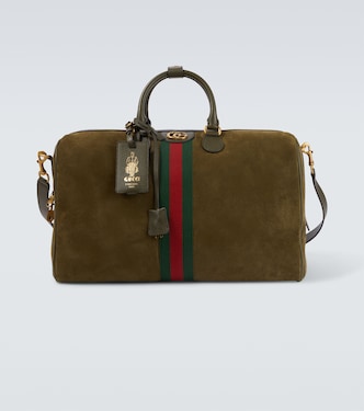 Savoy Medium suede duffel bag | Gucci