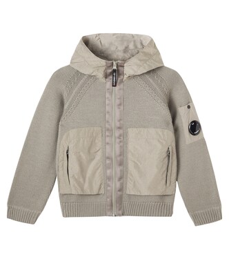 Lens hooded wool jacket | C.P. Company Kids