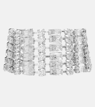 Crystal-embellished bracelet | Self-Portrait