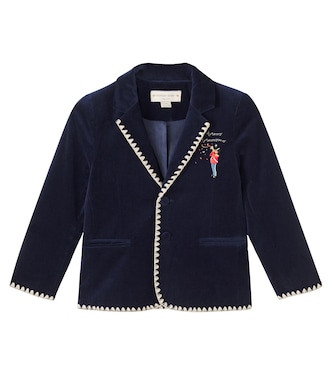 Rocky embroidered cotton velvet jacket | Konges Sløjd