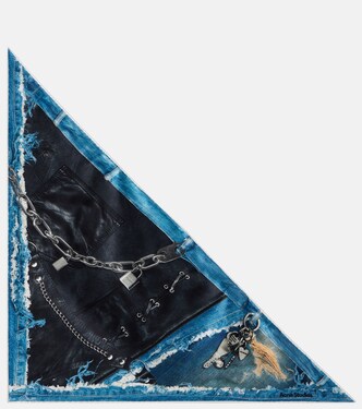 Trompe-l’œil silk scarf | Acne Studios