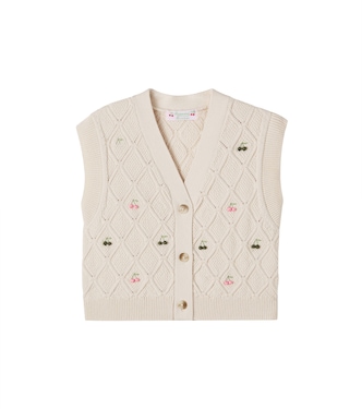 LYS embellished wool and cotton vest | Bonpoint