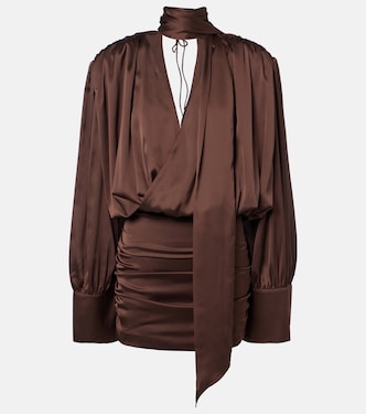 Minikleid aus Crêpe de Chine | Rotate