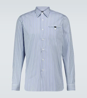 Striped long-sleeved shirt | Prada