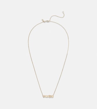 Collier Icon Bar en or 14 cts et diamants | Sydney Evan