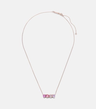 Halskette aus 14kt Roségold mit Topaz und Amethyst | Suzanne Kalan