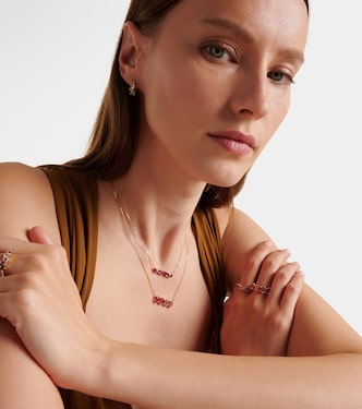 Collier en or rose 14 ct et pierres précieuses | Suzanne Kalan