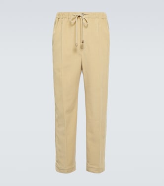 Pantalones de algodón acordonados | Nanushka