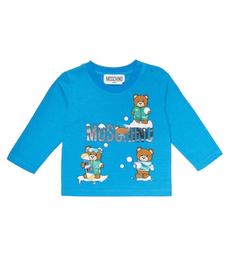 Baby - T-shirt in cotone con stampa | Moschino Kids
