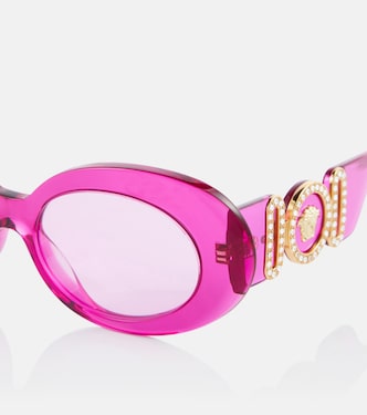 Gafas de sol redondas con adornos | Versace