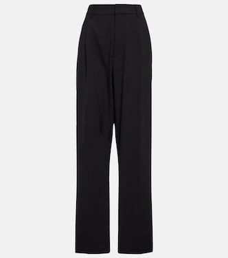Leni pleated mid-rise pants | SIR
