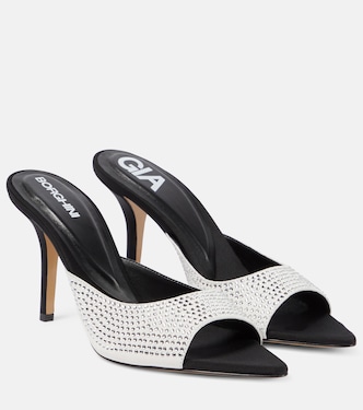 Perni 04 Uni embellished leather mules | Gia Borghini