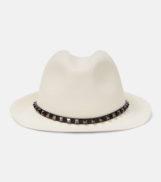 Fedora Rockstud in lana | Valentino