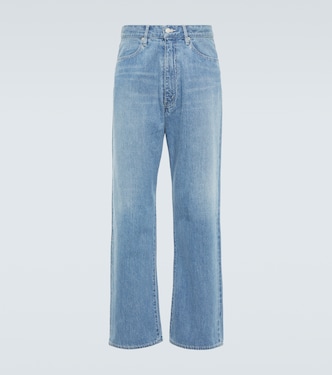 Jeans anchos de tiro medio | Auralee