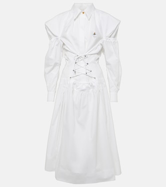 Abito midi Kate in popeline di cotone | Vivienne Westwood
