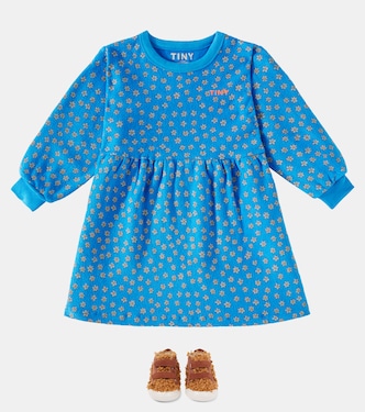 Kleid Daisies aus Frottee | Tinycottons