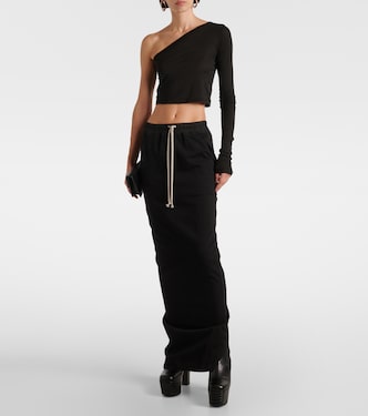 تنورة من الدنيم DRKSHDW Pillar | Rick Owens
