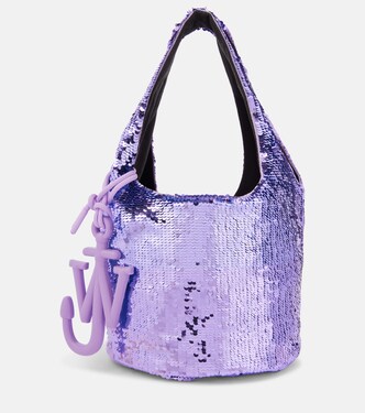 Mini sequined tote bag | JW Anderson