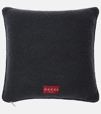 GG Macro wool-blend bouclé cushion | Gucci