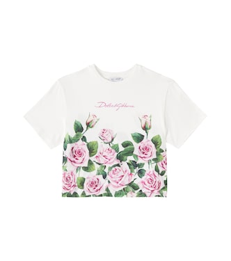 Bedrucktes T-Shirt aus Baumwolle | Dolce&Gabbana Kids
