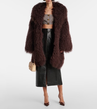 Cappotto in shearling | Self-Portrait