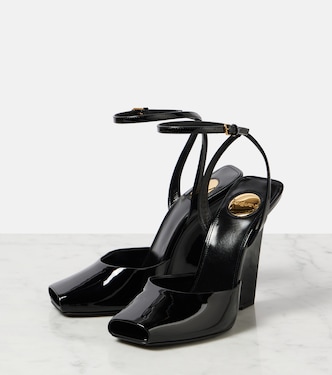 Sandali Scandale in vernice con zeppa | Saint Laurent