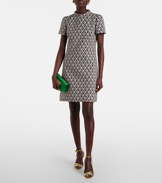 Wool jacquard minidress | Valentino