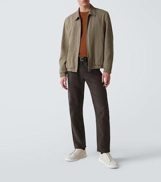 Baskets Triple Stitch en cuir | Zegna