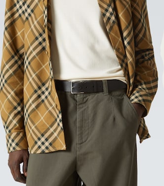 Gürtel Burberry Check aus Leder | Burberry