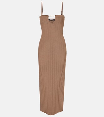 Sierra ribbed-knit midi dress | Jacquemus