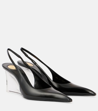 Pumps slingback Miller 80 in pelle | Saint Laurent