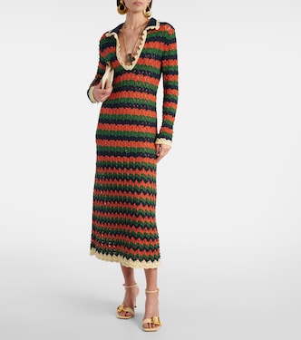 Perry crochet cotton polo dress | La DoubleJ