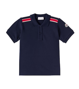 Cotton piqué polo T-shirt | Moncler Enfant