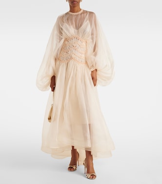Robe Illuminate aus Seidenorganza | Zimmermann