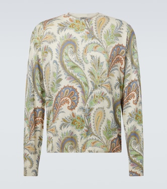 Paisley silk and cashmere sweater | Etro