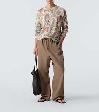 Paisley silk and cashmere sweater | Etro