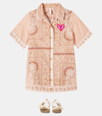 Abito Lucky in cotone con stampa | Zimmermann Kids