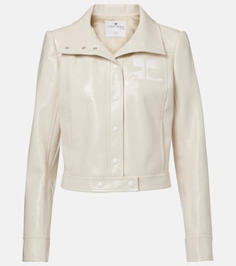 Jacke aus Lederimitat | Courrèges