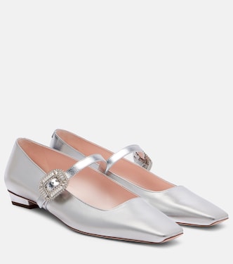 Ballerinas Belle Vivier 25 aus Metallic-Leder | Roger Vivier