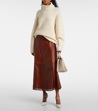 Aninda leather midi skirt | Ulla Johnson