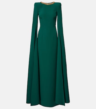 Embellished crêpe gown | Safiyaa