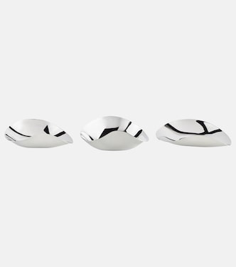 Indulgence set of 3 stainless steel snack bowls by Helle Damkjær | Georg Jensen