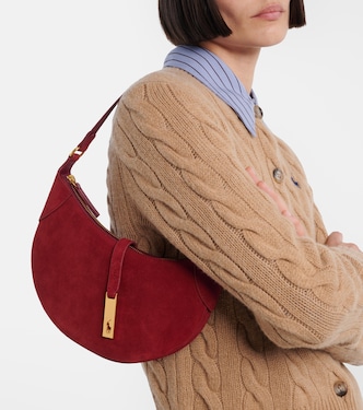 Borsa a spalla Polo ID Mini in suede | Polo Ralph Lauren