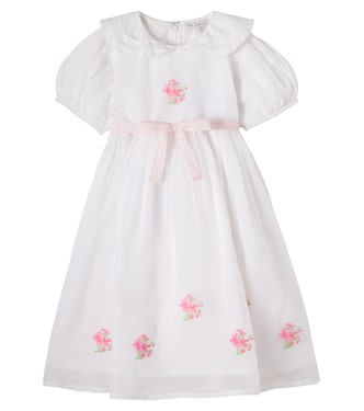Rose embroidered dress | Bebe Organic