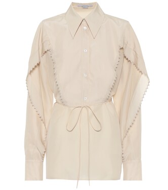 Blusa de georgette de seda | Stella McCartney