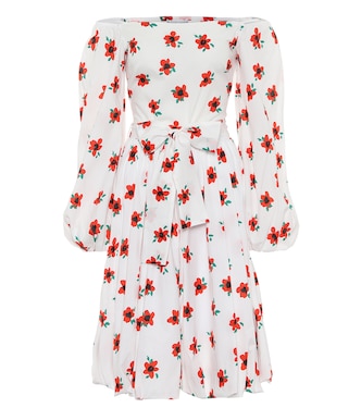 Bea floral cotton midi dress | Caroline Constas