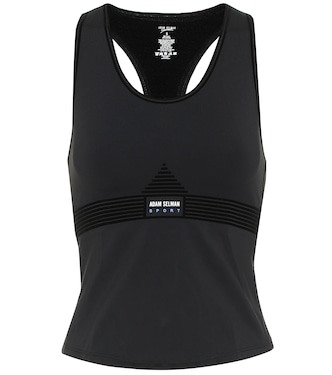 Top sportivo in nylon stretch | Adam Selman Sport