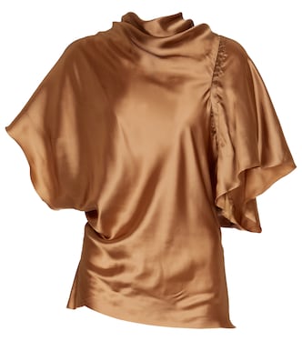 Asymmetric draped top | Rick Owens