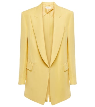 Rieti linen-blend blazer | Sportmax